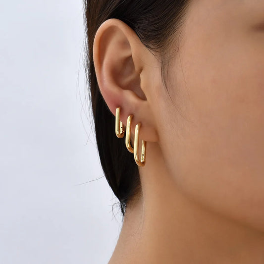 Square Hoop Earrings